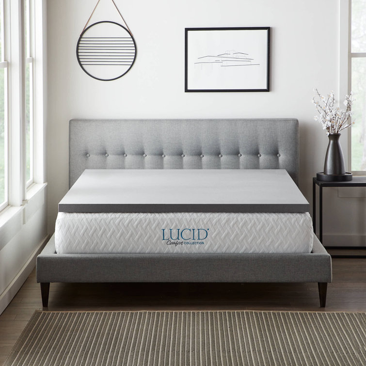 Bamboo Charcoal and Aloe 2" Memory Foam Mattress